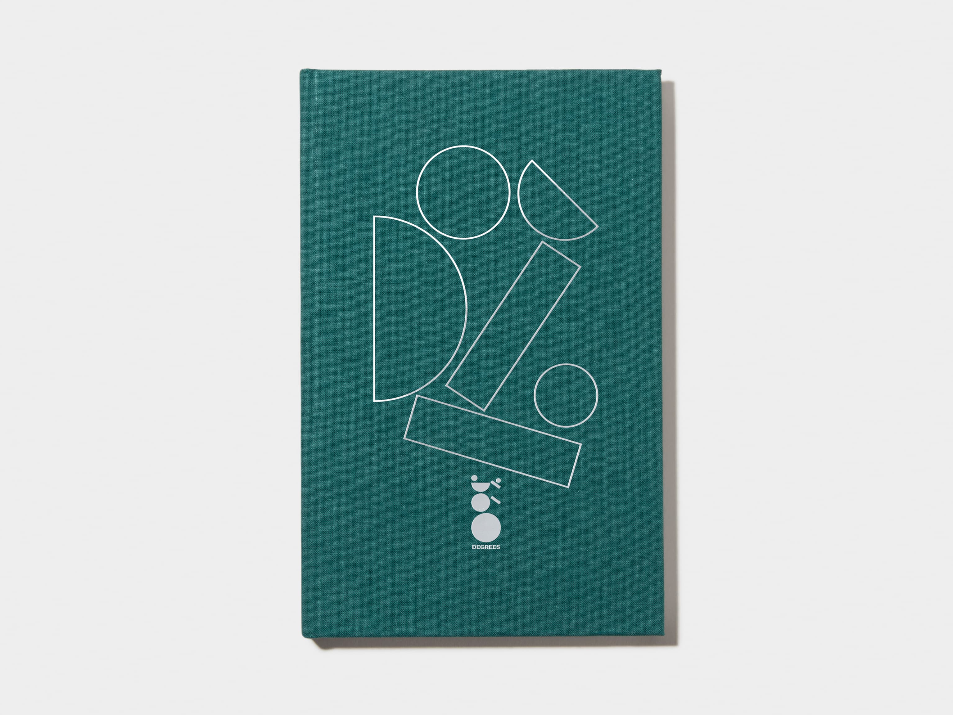 Alpine Green Hardcover Notebook with Silver Foil 