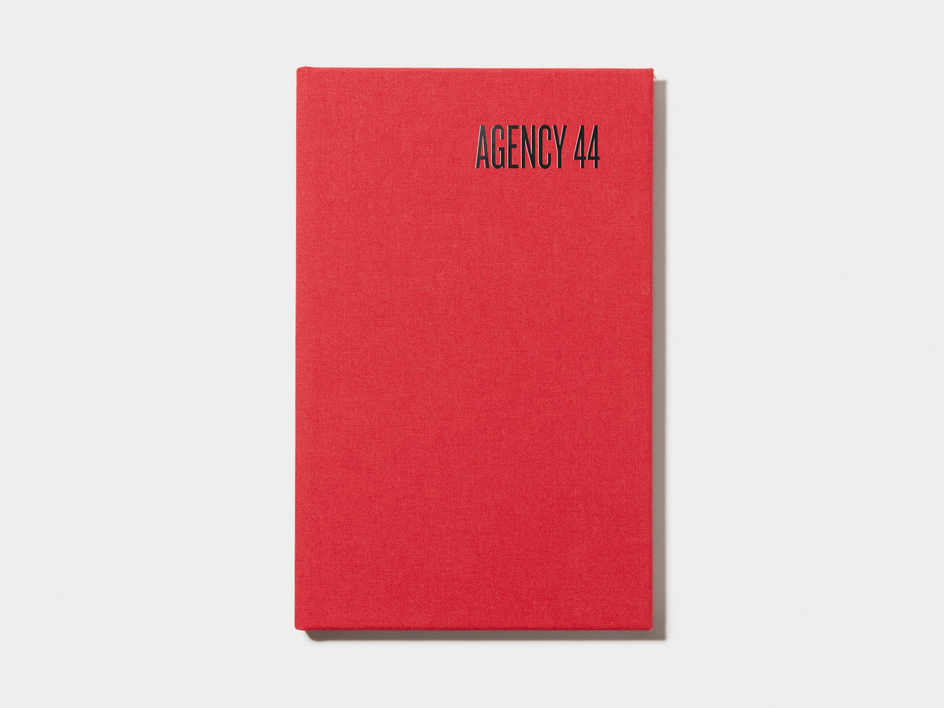 Berry Red Hardcover Notebook with Gold Foil 