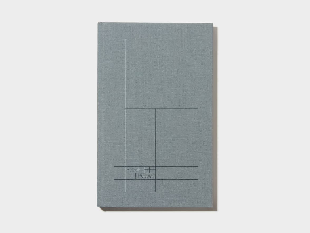 Charcoal Grey Hardcover Notebook with Blind Deboss 